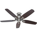 Hunter Fan 53241 Builder Elite ENERGY STAR&#174; 52&quot; Indoor Ceiling Fan Brushed Nickel