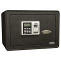 Tracker Safe Security Safe With Biometric Lock & Keyed Lock 10&quot;W x 10&quot;D x 14-1/8&quot;H Black
