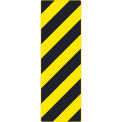 NMC Traffic Sign, Right Stripe Yellow Object Marker Sign, 12" X 36", Yellow, TM267K