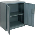 EZ Assemble Steel Storage Cabinet, 36"W x 18"D x 42"H, Gray