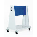 Perfo-Tool Trolley, 1 Perfo Panel each side, 39x18x47&quot;