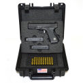 Pistol Case w/Springfield XD Insert & Locks, Watertight,10-11/16x9-3/4x4-13/16