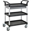 3 Shelf Utility Tool Trolley W/One Drawer, 550lb cap, 26"L x 17"W x 39"H