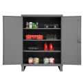 Global Industrial 12 Gauge Heavy Duty Cabinet, 48&quot;W x 24&quot;D x 66&quot;H, Gray