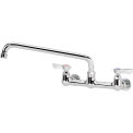 Krowne Silver Series 8" Center Wall Mount Faucet, 16" Spout, 12-816L