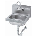 Krowne 16&quot; Wide Hand Sink with P-Trap with Overflow, HS-4