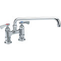 Krowne Royal Series 4&quot; Center Raised Deck Mount Faucet, 8&quot; Spout, 15-408L