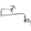 Krowne Royal Series Wall Mount Pot Filler Faucet, 24&quot; Jointed Spout, 16-182L