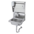 Krowne 16&quot; Wide Hand Sink with Electronic Faucet, Soap & Towel Dispenser and P-Trap, HS-13