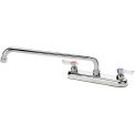 Krowne Commercial Series 8&quot; Center Deck Mount Faucet, 14&quot; Spout, 13-814L