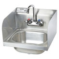 Krowne 16&quot; Hand Sink with Side Splashes Compliant, HS-26L