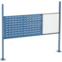 18&quot;W Whiteboard and 36&quot;W Louvers Mounting Kit for 60&quot;W Workbench - Blue