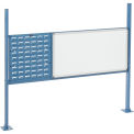 18&quot;W Louver and 36&quot;W Whiteboard Mounting Kit for 60&quot;W Workbench - Blue