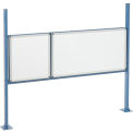 18&quot;W and 36&quot;W Whiteboard Mounting Kit for 60&quot;W Workbench- Blue