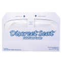 Hospeco DS-5000, Discreet Seat® 1/2 Fold Toilet Seat Covers, 250 Covers/Pack, 20 Packs/Case