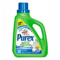 Purex Ultra Natural Elements HE Detergent Liquid, 75 oz. Bottle, 6 Bottles, 01120