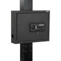 Global Industrial Wall-Mount Laptop Security Cabinet, 19-3/4&quot;W x 4-3/4&quot;D x 15-3/4&quot;H, Gray