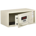 Hotel Safe Electronic Lock w/Card Slot, Keyed Differently, Off White, 15&quot;Wx10&quot;Dx7&quot;H