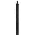 dVault Side Mount/In Ground Post for Weekend Away Vault, Black