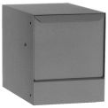 dVault Thru-Wall Package Drop with Tilt-Out Door, Gray