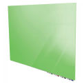 Ghent&#174; Aria 5'W x 4'H Magnetic Glass White Board - Green