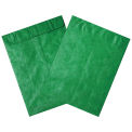 Tyvek Self-Seal Colored Envelopes, 12&quot; x 15-1/2&quot;, End Opening, Green, 100 Pack, TYC1215G