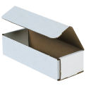 14&quot;x6&quot;x4&quot; Corrugated Mailer, White - Pkg Qty 50