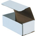 12&quot;x5&quot;x4&quot; Corrugated Mailer, White - Pkg Qty 50