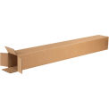 4&quot; x 4&quot; x 38&quot; Tall Corrugated Boxes, Kraft - Pkg Qty 25