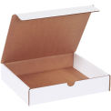 10&quot;x9&quot;x2&quot; Corrugated Literature Mailer, White - Pkg Qty 50
