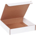 8&quot;x8&quot;x2&quot; Corrugated Literature Mailer, White - Pkg Qty 50