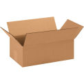 14x8x5&quot; Cardboard Corrugated Boxes, Kraft - Pkg Qty 25
