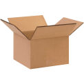 10&quot; x 10&quot; x 6&quot; Double Wall Corrugated Boxes, Kraft - Pkg Qty 15