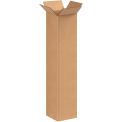 9&quot; x 9&quot; x 36&quot; Tall Corrugated Boxes, Kraft - Pkg Qty 25