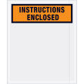 Panel Face Envelopes, &quot;Instructions Enclosed&quot;, Orange, 12 x 10&quot;, 500/Case, PL479