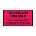 Full Face Envelopes, &quot;Packing List Enclosed&quot;, Red, 5-1/2 x 10&quot;, 1000/Case, PL469