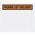 Panel Face Envelopes, &quot;Packing List Enclosed&quot;, Orange, 10 x 12&quot;, 500/Case, PL434