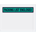Panel Face Envelopes, &quot;Packing List Enclosed&quot;, Green, 4-1/2 x 6&quot;, 1000/Case, PL489
