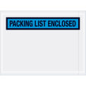 Panel Face Envelopes, &quot;Packing List Enclosed&quot;, Blue, 4-1/2 x 10&quot;, 1000/Case, PL488