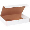 16&quot;x10&quot;x3&quot; Corrugated Literature Mailer, White - Pkg Qty 50