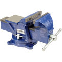Global Industrial 6&quot; Jaw Width 3&quot; Throat Depth General Purpose Bench Vise W/ Swivel Base