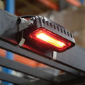 Side-Mount LED Forklift &quot;Red Zone&quot; Pedestrian Safety Warning Light