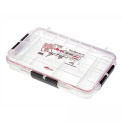 Waterproof Tackle Box 3-15 Compartments, 13-25/32&quot;L x 9-1/16&quot;W x 2-5/16&quot;H