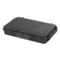 Waterproof Protective Box w/Cubed Foam, 13-25/32&quot;L x 9-1/16&quot;W x 2-5/16&quot;H