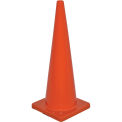 36&quot; Non-Reflective Traffic Cone, Solid Orange Base, 10 lbs