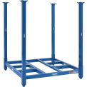 4000 Lbs Capacity Steel Portable Stack Rack, 48&quot;W X 48&quot;D X 48&quot;H, Blue