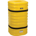 42&quot;H x 24&quot;W Column Protector, 10&quot; Column Opening, Yellow