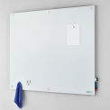 Global Industrial 60"W x 48"H Magnetic Glass Whiteboard, White
