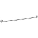 Global Industrial Straight Grab Bar, Peened Stainless Steel, 42&quot;W x 1-1/4&quot; Dia.