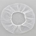 Global Industrial Nylon Hairnet, 24", Honeycomb, White, 100/Bag